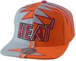 Miami Heat NBA Shockwave Men&#39;s Snapback Hat by Mitchell &amp; Ness - $31.34