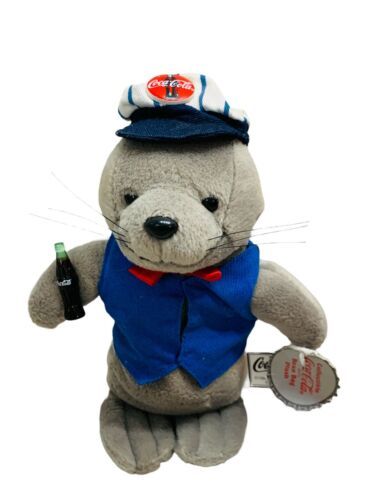 Coca Cola Collectible Bean Bag Plush 1999 Seal in Delivery Outfit Coke - $4.75