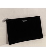 NEW GUCCI Beauty Black Velvet MAKEUP Bag COSMETIC Pouch with Bamboo Zipp... - $35.00