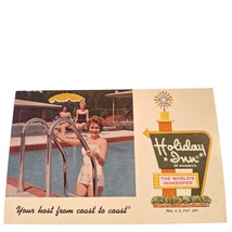 Postcard Holiday Inn Elyria Lorain Ohio Your Host From Coast to Coast Ch... - $6.92