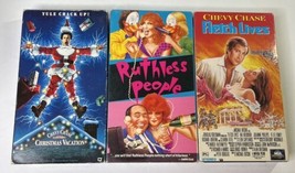 VHS Fletch Lives Ruthless People Christmas Vacation Chevy Chase Danny De... - $12.59