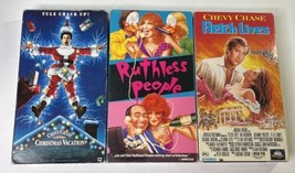 VHS Fletch Lives Ruthless People Christmas Vacation Chevy Chase Danny De... - £9.94 GBP