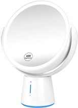 Rechargeable Led Makeup Mirror With Lights, 3 Color Lighting, 1X-10X Magnifying - £35.79 GBP