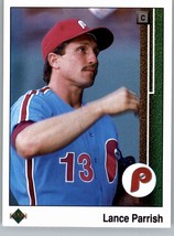 1989 Upper Deck 775 Lance Parrish  Philadelphia Phillies - $1.25