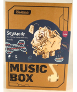NEW Robotime ROKR Singing Seymour Robot Dog Music Box 3D Wooden Puzzle K... - $13.57