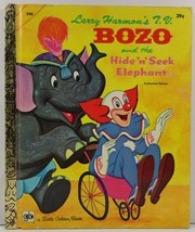 Larry Harmon&#39;s T.V. Bozo and the Hide &#39;n&#39; Seek Elephant Little Golden Book 598 - £3.39 GBP