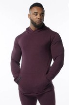 Alphalete Men’s ELMTS Fitted Hoodie - Merlot , Size Large - £28.72 GBP