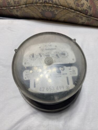 Vintage WESTINGHOUSE, ELECTRIC KILOWATTHOUR METER (KWH) Type D3S - $41.14