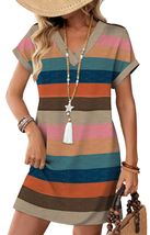 Summer Dresses for Women Casual Tshirt Dress Midi Dresses Fashion Beach - $30.80