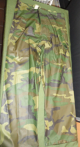 NEW USGI TROUSERS WET WEATHER BDU WOODLAND RAIN PANTS SMALL 8405-00-001-... - $28.30