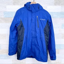 Columbia 3 in 1 Interchange Ski Jacket Blue Nylon Fleece Waterproof Mens... - $148.49