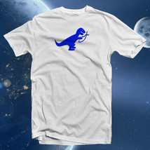 T-Rex Ichthys Symbol COTTON T-SHIRT Dinosaur Satire Humor Atheism Religion - £14.21 GBP+