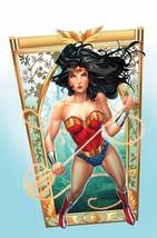 Nei Ruffino SIGNED DC Comic JLA Justice League Art Print ~ Wonder Woman - $39.59