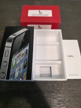 Vintage OEM Apple iPhone 4 Black 16 GB Empty Box Only - $149.36 MXN