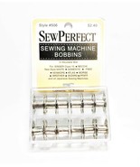 Lot of 10 Sew Perfect #506 12-Piece Metal Sewing Machine Bobbins in Reus... - $21.75