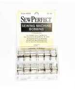 Lot of 10 Sew Perfect #506 12-Piece Metal Sewing Machine Bobbins in Reus... - £17.18 GBP