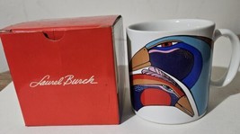 Super Colorful!!!  Laurel Burch Coffee Mug Birds Cup 14 oz Excellent!!! In Box - £14.13 GBP