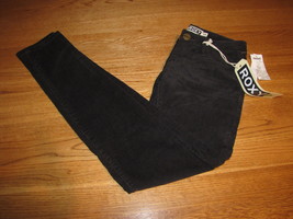 Roxy Juniors womens 0 Cord Leggings Pants Motor Oil NWT 49.5 corduroy ^^ - $10.29
