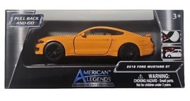 American Legends 2018 Ford Mustang GT 1:43 Pull Back &amp; Go Diecast Car  - £19.70 GBP