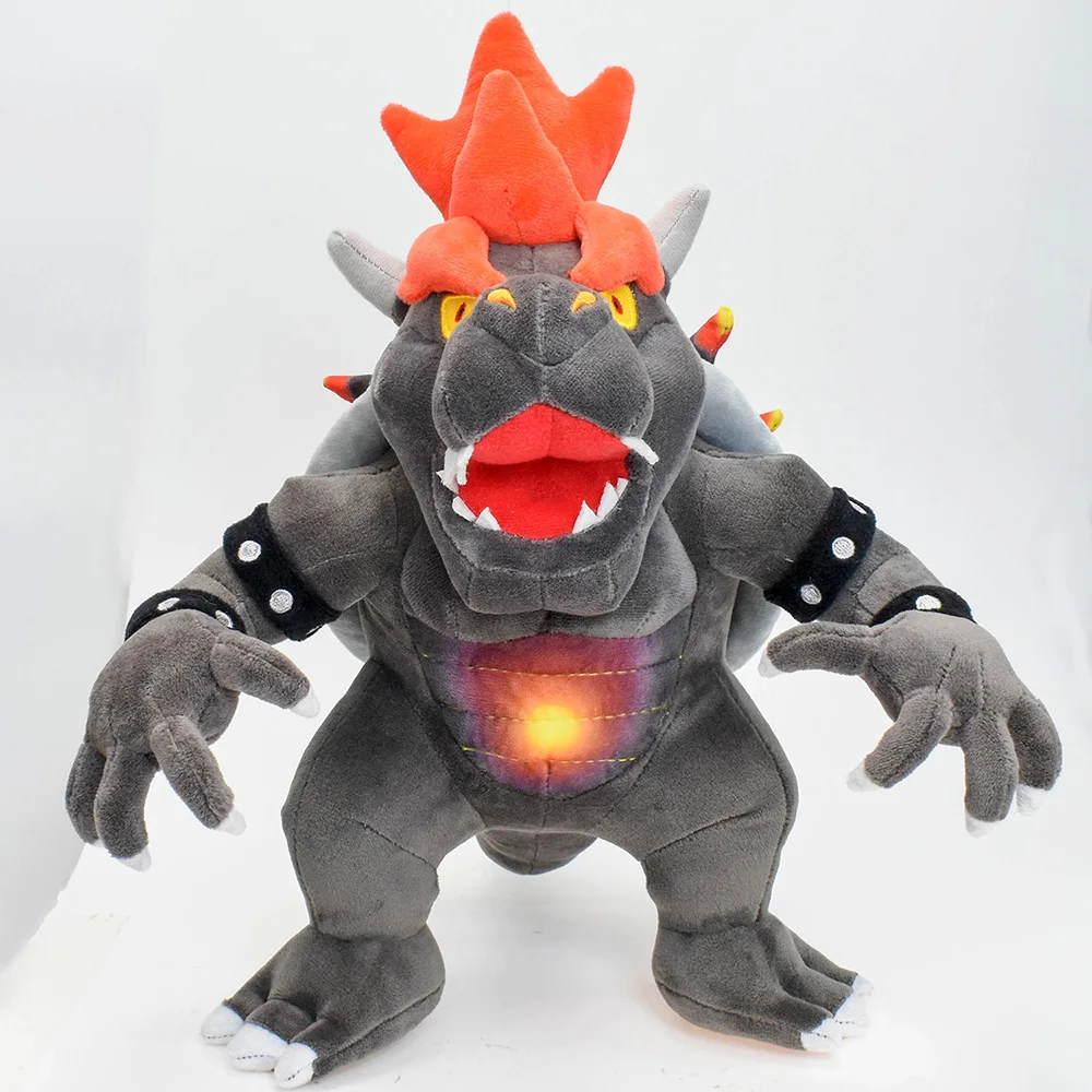 Super Mario Bros. Wonder Fury Bowser Koopa 12 in Stuffed Animal 3D World... - $37.80