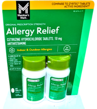 Member?s Mark Allergy Relief Cetirizine Hydrochloride Tablets 10mg 400Ct... - $428.34 MXN