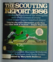 Baseball: The Scouting Report 1986 Pb Ex++ 1ST Harper &amp; Rowe - £16.77 GBP