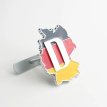 1 PCS 3D  USA UK Germany Racing Grill  United States  Flag Map Front Hood Emblem - £41.01 GBP