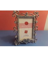 Russ &quot;Here&#39;s To Love&quot; 2&#39;&#39;x3&#39;&#39; Silver Colored Heart-Themed Picture Frame - $9.68