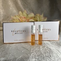2 X Estee Lauder Beautiful BELLE Eau de Parfum Perfume Spray = .10oz 3ml Free - £7.84 GBP