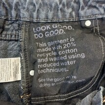 Cotton: On Every Day Denim Skirt Youth Women’s Size 4 Black Distressed (28×15) image 4