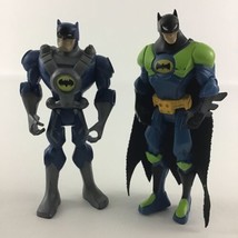 DC Comics Total Armor Batman Bold Brave 5&quot; Action Figures 2pc Lot Animated - £12.38 GBP