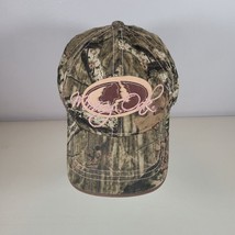 Mossy Oak Womens Hat Cap Camo Pink Embroidered Logo Camouflage Strapback - £11.69 GBP