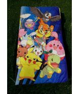 Vintage Pokémon 50&quot;x47&quot; Sleeping Bag – Colorful Character Print – Unzips... - €47,07 EUR