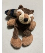 Rare GUND Bandit The Raccoon Brown Plush Stuffed Animal Mini - £12.90 GBP