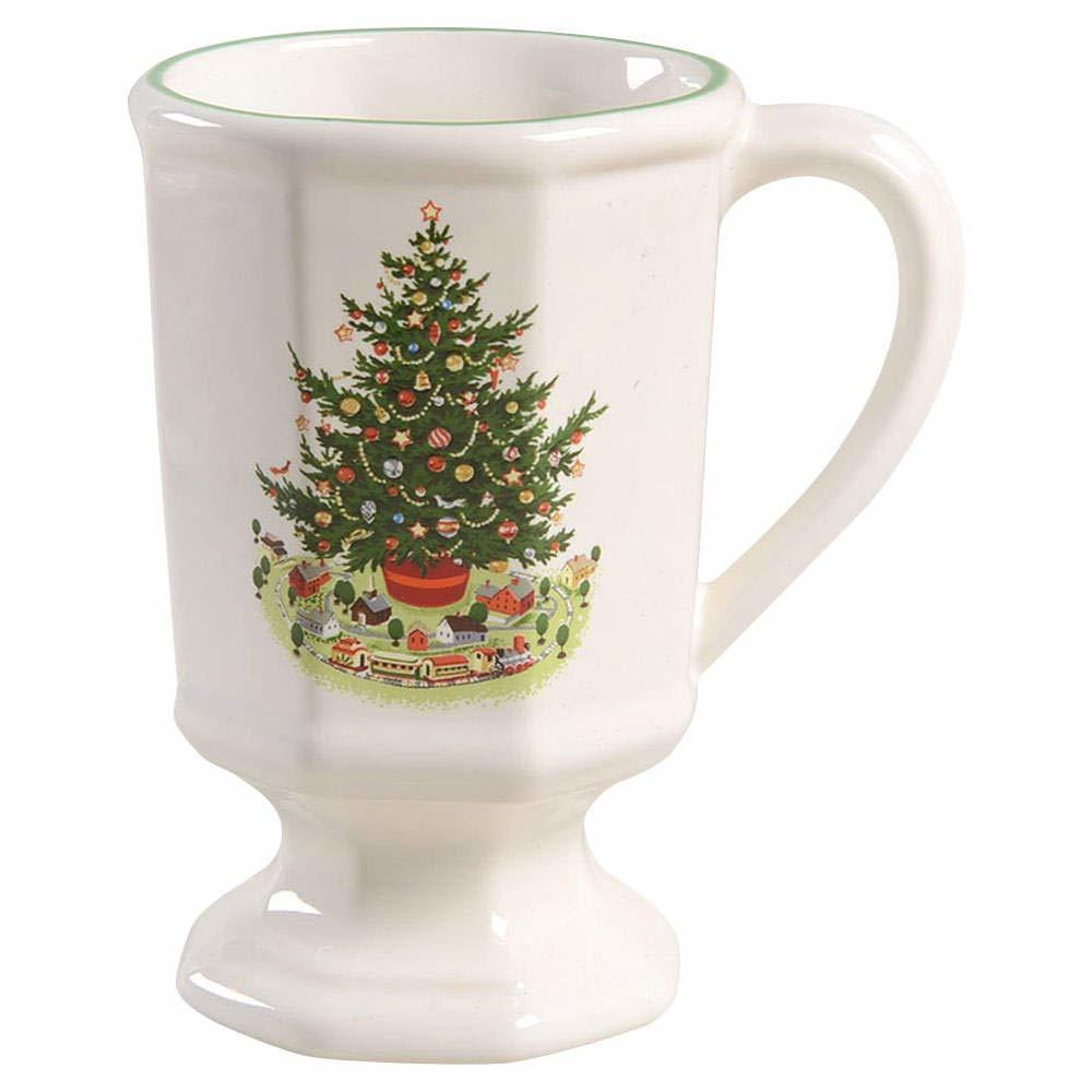 Christmas Heritage by Pfaltzgraff, Stoneware Mug, Pedestal - $19.19