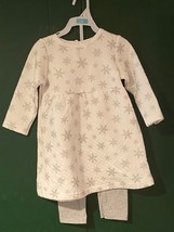 Hudson Baby 2T Snowflake Dress w/Leggings *NEW* vv1 - £11.84 GBP