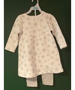 Hudson Baby 2T Snowflake Dress w/Leggings *NEW* vv1 - £11.78 GBP