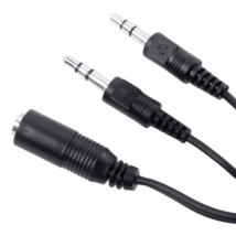 RadioShack 3.5mm Male to 2 Female Connectors Cable 1503293 - $183.97 MXN