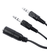 RadioShack 3.5mm Male to 2 Female Connectors Cable 1503293 - $183.31 MXN