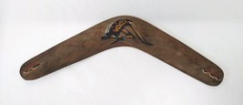 Vintage Australian Aboriginal Throwing Boomerang Wooden Kangaroo Hand Pa... - £15.31 GBP