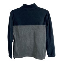 Columbia Mens Jacket Size Large Black Gray Fleece Pullover Long Sleeve N... - £24.67 GBP