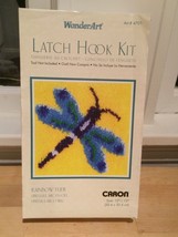 New In Box Caron Latch Hook Kit Dragonfly Rainbow Flier Animal Crafting ... - $23.75