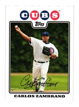 2008 Topps #155 Carlos Zambrano Chicago Cubs - £3.14 GBP