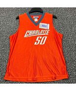 Charlotte Bobcats Okafor #50 Jersey Shirt Women Medium Red NBA V-Neck New M - $54.28 CAD