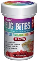 Fluval Bug Bites Insect Larvae Color Enhancing Fish Flake - 0.63 oz - $9.13