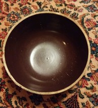 Vintage Stoneware Crock Bowl 10 3/4 inches Unmarked Primitive - £25.16 GBP