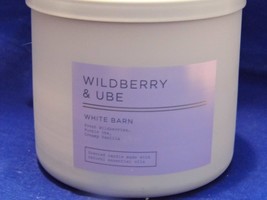 WILDBERRY &amp; UBE  Bath &amp; Body Works 3 Wick Candle   14.5OZ   Brand New - $25.60