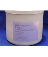 WILDBERRY &amp; UBE  Bath &amp; Body Works 3 Wick Candle   14.5OZ   Brand New - £20.22 GBP