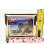 Treasure Island Las Vegas Gold Tone Framed Refrigerator Magnet - $202.97 MXN