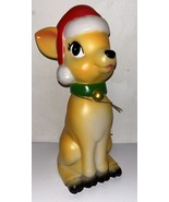 Holiday Time 11&quot; Light Up Tabletop SITTING REINDEER Blow Mold NEW - $424.18 MXN